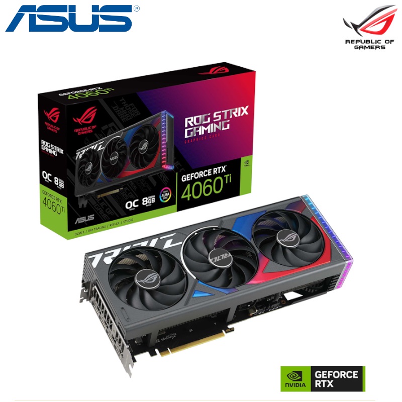 ASUS ROG Strix GeForce RTX 4060 Ti 8GB GDDR6 OC Edition