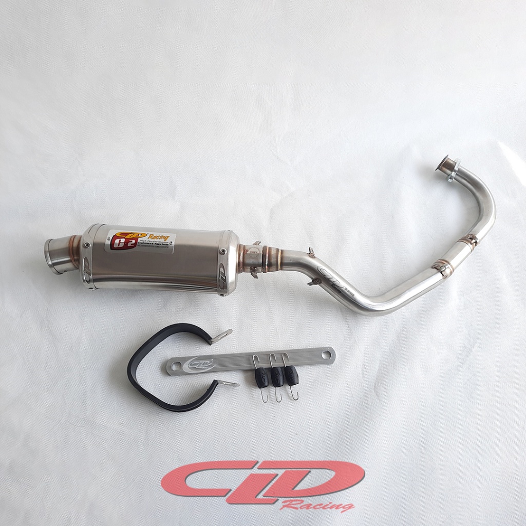 KNALPOT CLD RACING TYPE C2 BEAT KARBU/BEAT FI/SCOOPY/VARIO 110