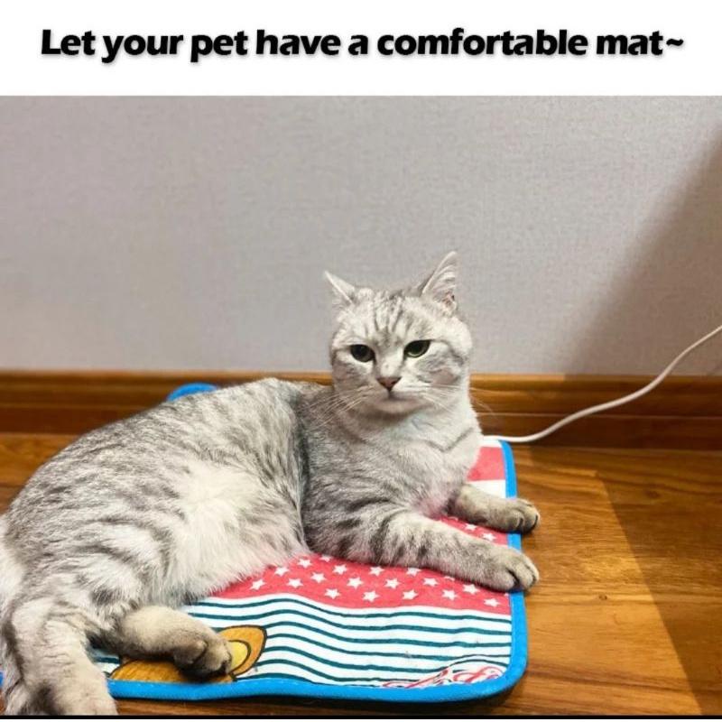 penghangat Anjing Anak kucing penghangat kUCING heater pad matras karpet penghangat kandang kucing a