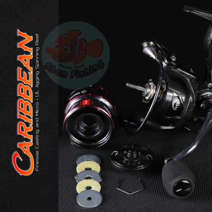 Reel Daido Caribbean UL Double Spool - Orange, 1000