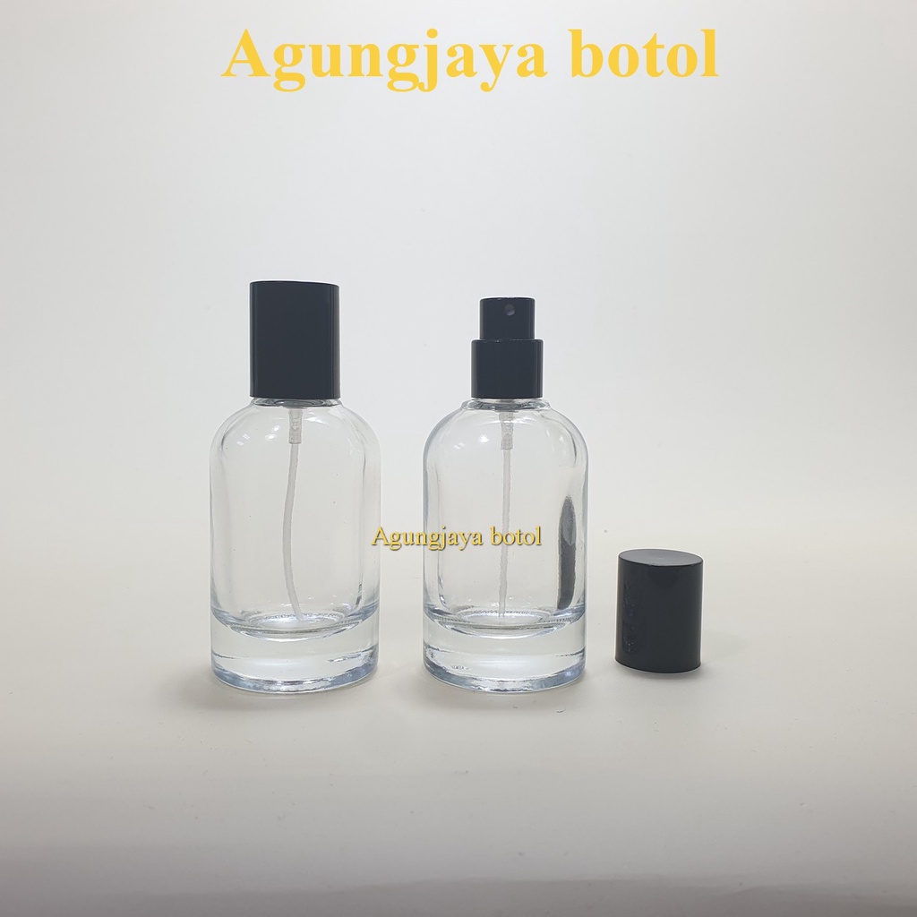 Botol Kaca 30 Ml Penny Screw Cap Black / Botol Parfum / Botol Kaca Parfum / Botol Kosong / Botol Par