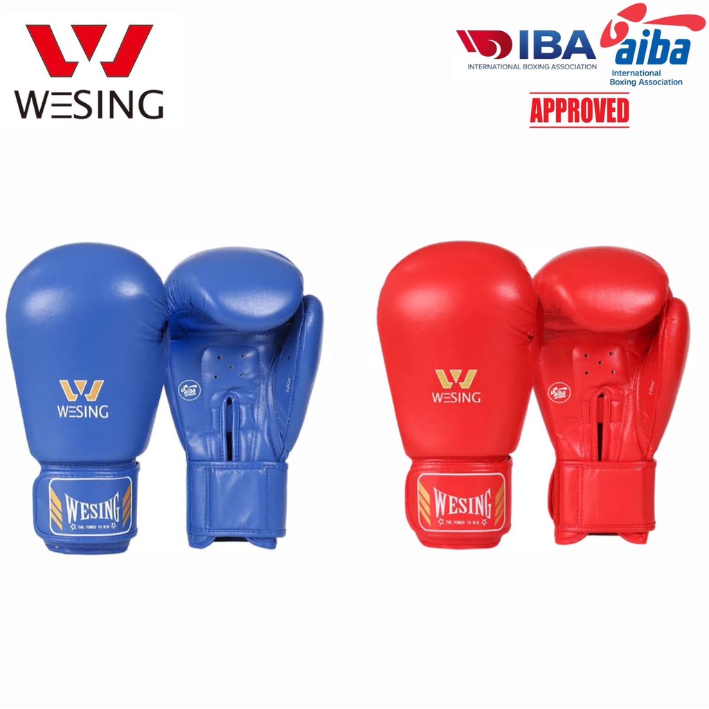 Sarung Tinju Wesing AIBA / IBA APPROVED / Boxing gloves muay thai Gloes / sarung tinju Wesing
