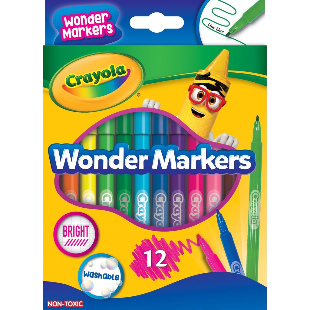 

Crayola 12ct Colors Wonder Markers