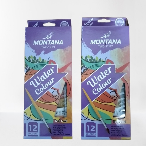 

1 SET MONTANA WATER COLOUR / CAT AIR TWC-12PT ISI 12 WARNA