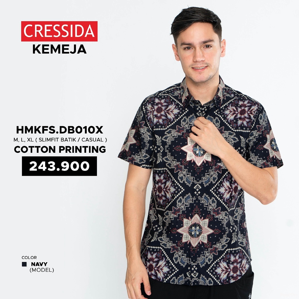 CRESSIDA Kemeja Pria Baju Cowok Cressida Original Promo