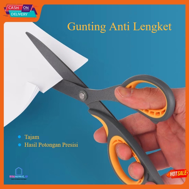 

Gunting Kertas Stainless Steel Anti Lengket Multifungsi Besi Kokoh Tajam