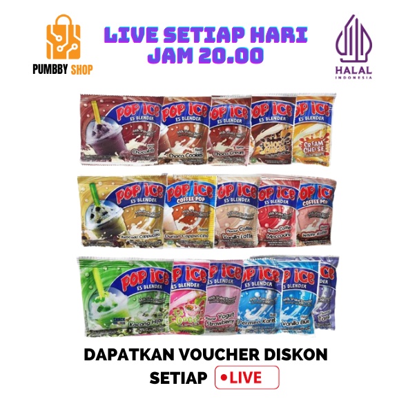 

RTG 10pcs - POP ICE RENTENG POPICE / ANEKA RASA JATIM - LIVE2