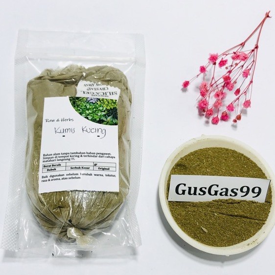 

(100g) Daun Kumis Kucing Kumiskucing Kering Bubuk Herbal Tradisional MURNI Jurus Sehat Rempah JSR