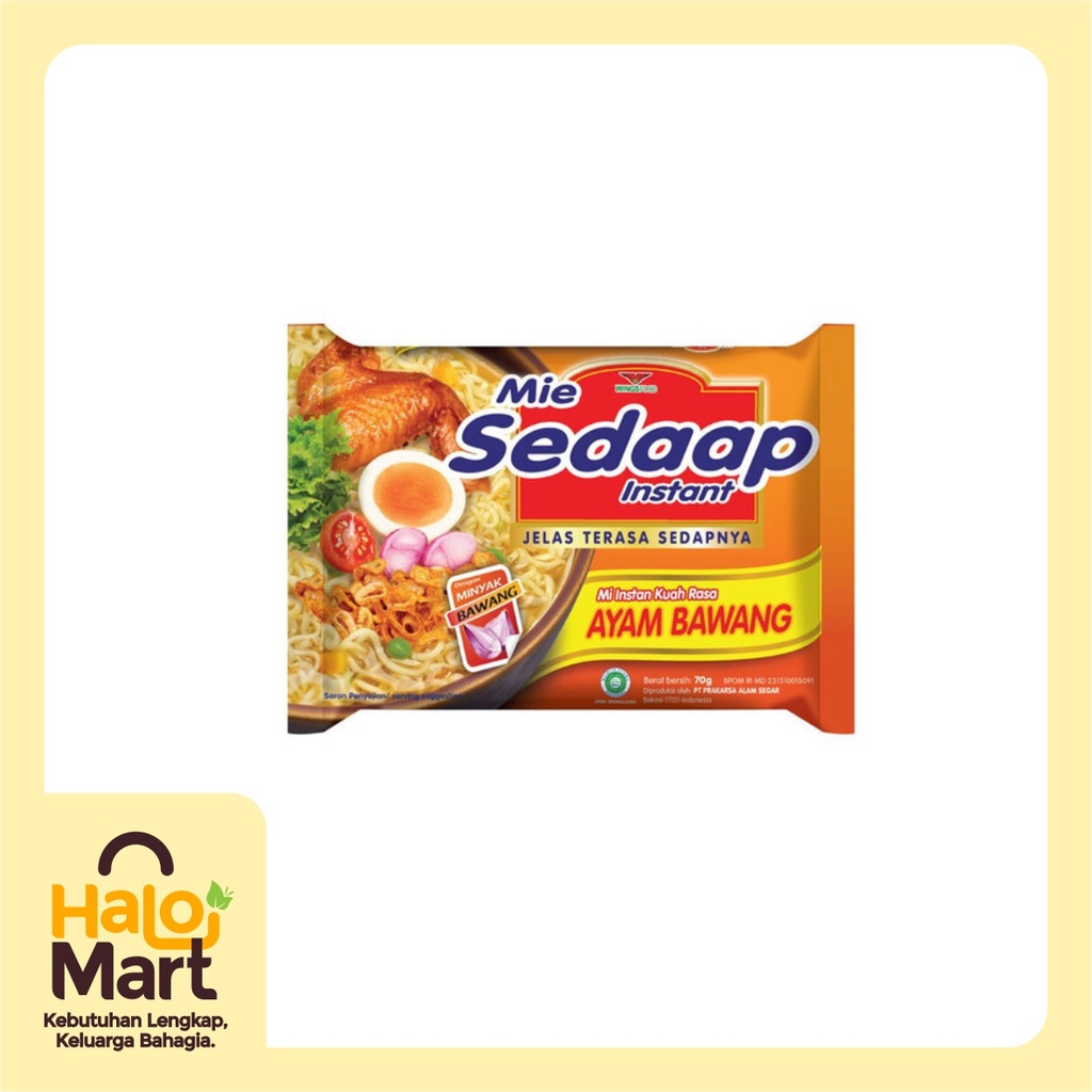 

Sedaap Mie Ayam Bawang 70 Gr