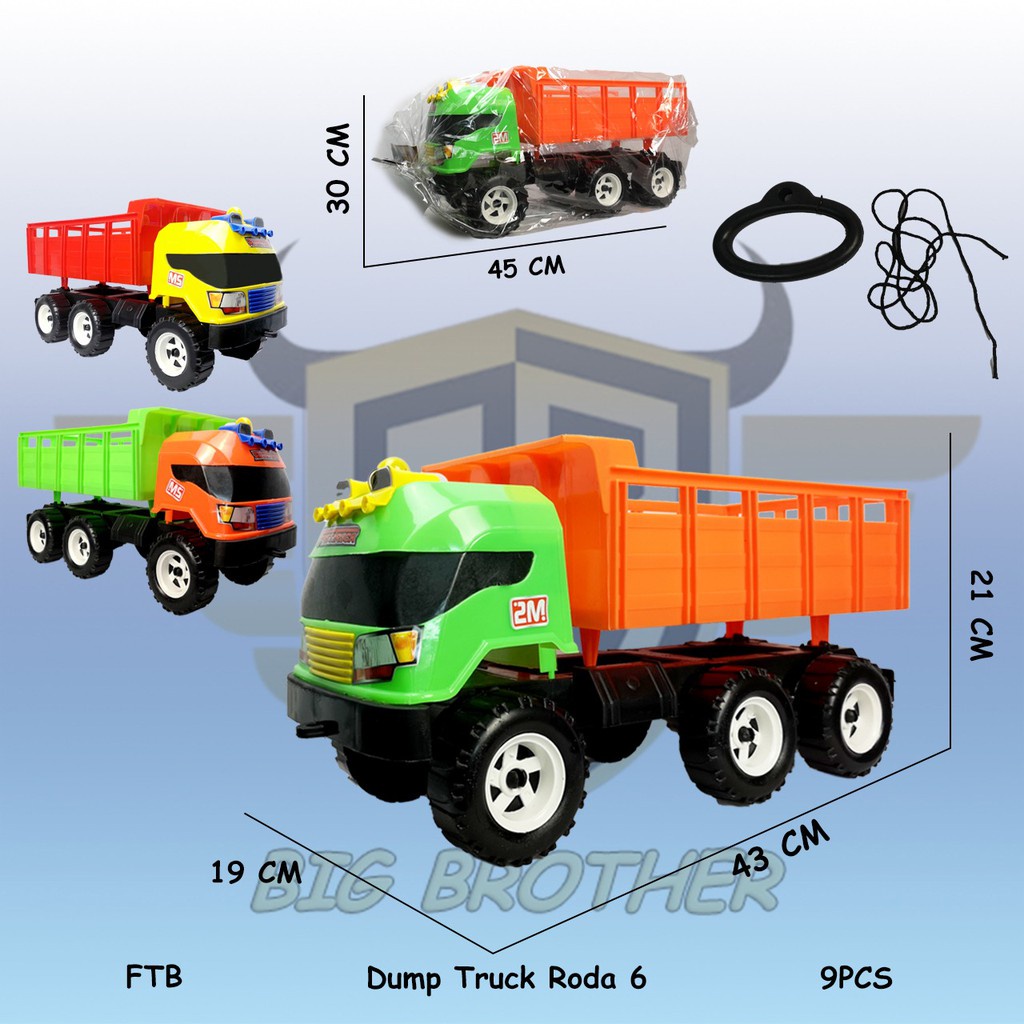 Mobil Dorong Mainan 2M Truck Turbo