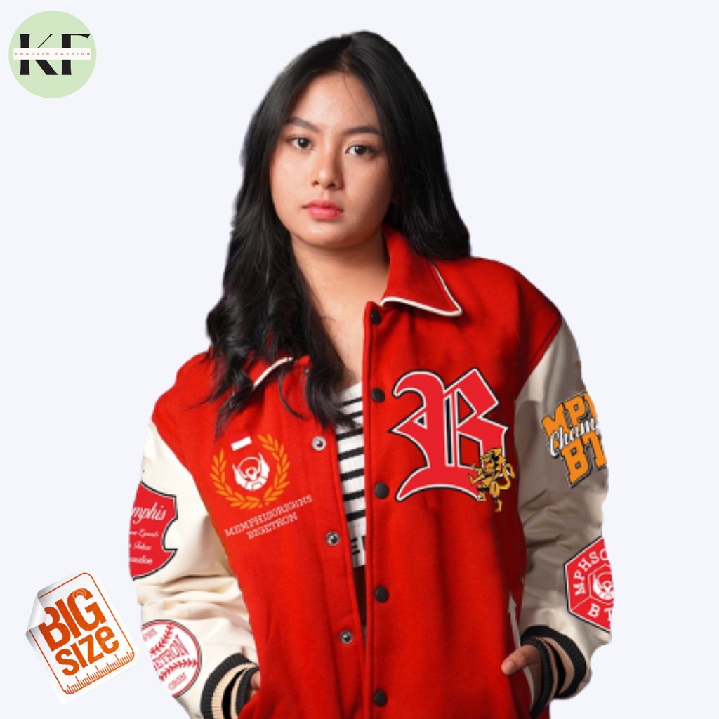 JAKET VARSITY BTR x MEMPHIS RETRO FUTURISTIC RRQ EVOS ONIC ALTER EGO ECHO BLACKLIST OVER SIZE S M L 
