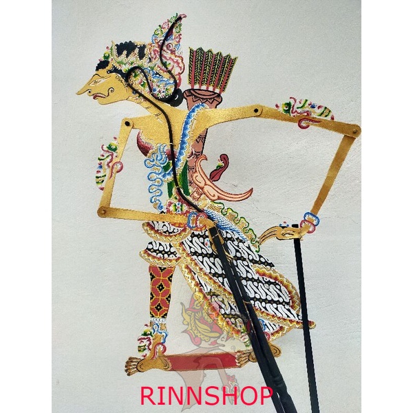 wayang kulit srikandi senopati / kulit asli / cod / wayang murah