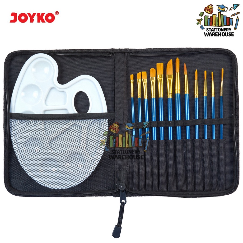 

Art Brush Set Alat Lukis Kuas Cat Air Minyak Acrylic Joyko BRS-7