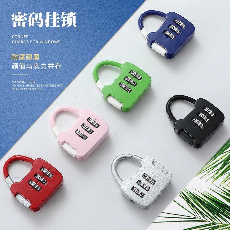 Gembok Koper Mini Password / Gembok Tas Sandi Travel Luggage Lock Besi