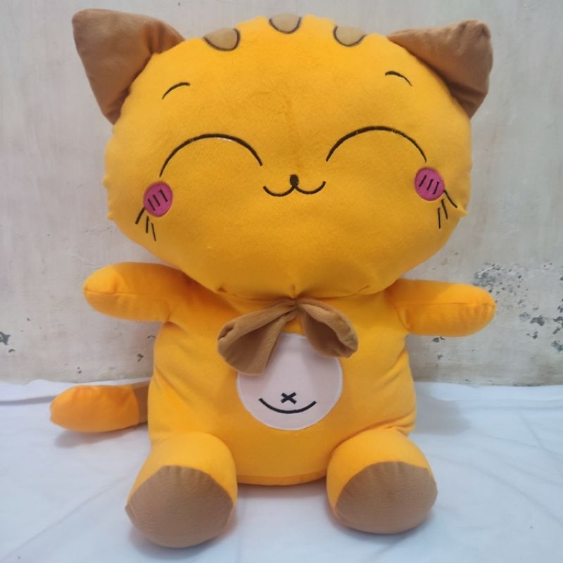 Grosir Boneka kucing ukuran jumbo bahan lembut berkualitas