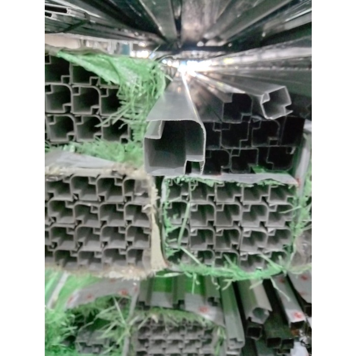 HOLLOW GOT ALUMINIUM UK 30mm x 30mm PER 1 BATANG / GRATIS POTONG - Putih