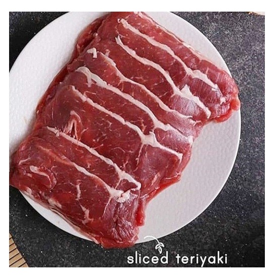 

Daging Sapi Sirloin AUS Slice Sukiyaki / Yakiniku / Shabu / Grill BBQ
