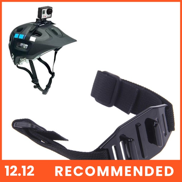 Helmet Strap Mount Tali Helm Sepeda Mounting Strap Kamera Action Camera Gopro Xiaomi Yi Kogan Bpro