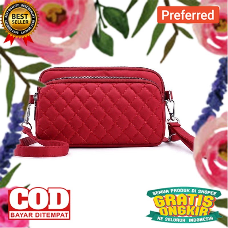 2.2 COD SALE CHIBAO TAS SELEMPANG WANITA DARI KOREA / TAS KOREA / TAS HITAM / TAS NAVY / TAS MAROON 