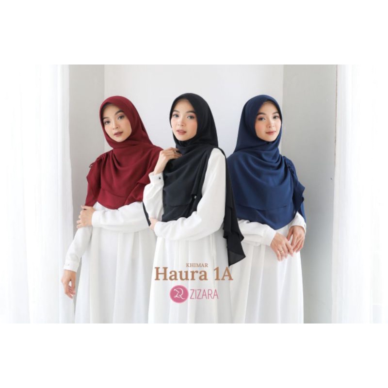 ZIZARA - KHIMAR / JILBAB INSTAN HAURA 1A