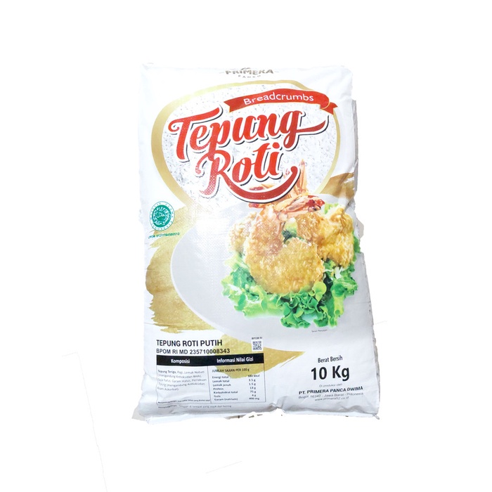 

[Big Sale] Primera Panco White Bread Crumb Putih - 1 Sak / Karung (10kg)