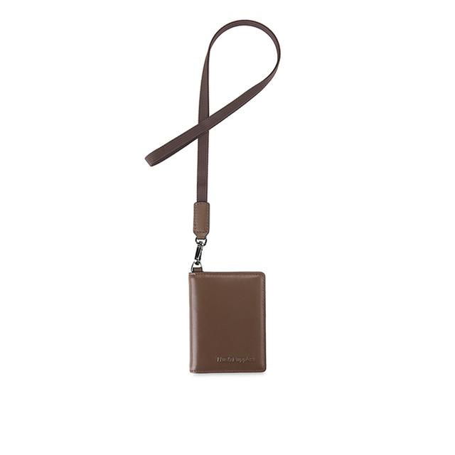 Hush Puppies Card Holder Pria Jamie Name Tag H Brown
