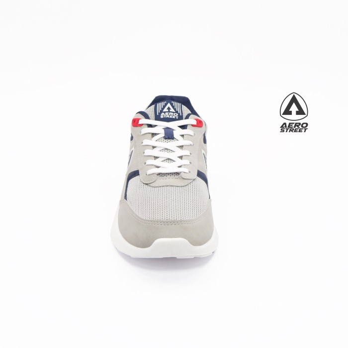 best -Aerostreet 37-44 Osaka Putih Abu Muda Biru Tua - Sepatu Sneakers - 40