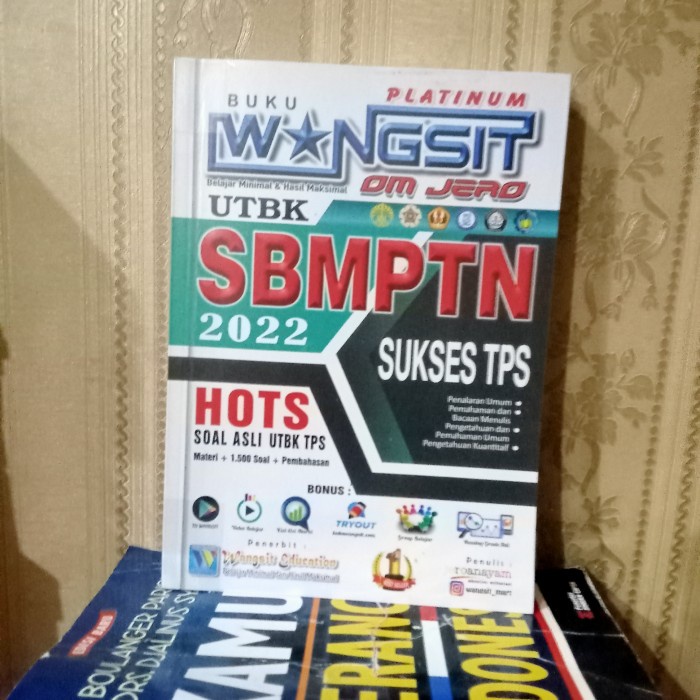 ORI BUKU WANGSIT OM JERO UTBK SBMPTN 2022 SUKSES TPS