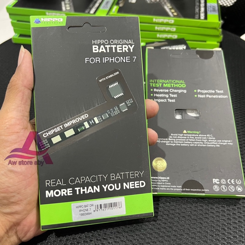 HIPPO Ori Baterai iPhone 7 1960 mah Superior Protection Lithium ion Battery For iphone7 7G Original 