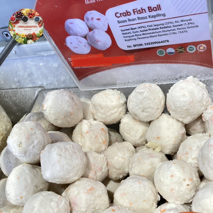 

Cedea Crab Fish Ball / Bakso Ikan Rasa Kepiting / 500 grm