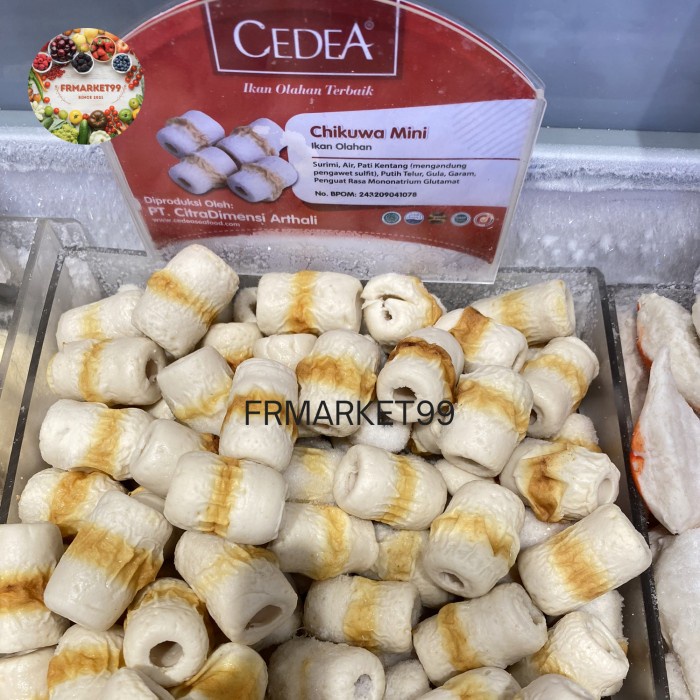 

Cedea Chikuwa Mini / Ikan Olahan / 500 grm