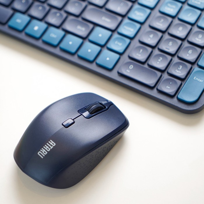Ace - Ataru Wireless Keyboard K902 & Mouse M31 - Biru