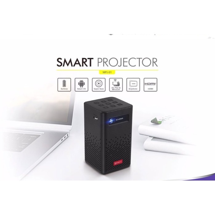Projector Proyektor Mini Portable LED Micropack MPJ-01 Android Speaker