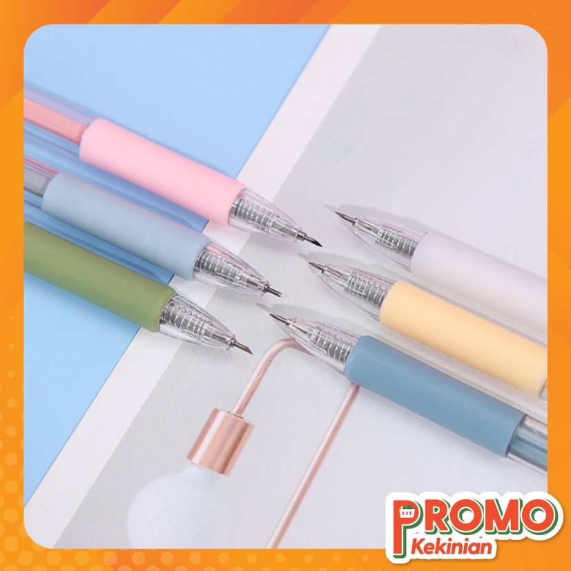 

Promo Kekinian - S6054 Pena Gel Hitam Polos / Bolpoin Hitam Polos / Pena Hitam Gel 0.5 mm Transparan / Bolpoin Transparan / Gel Pen 0.5 mm