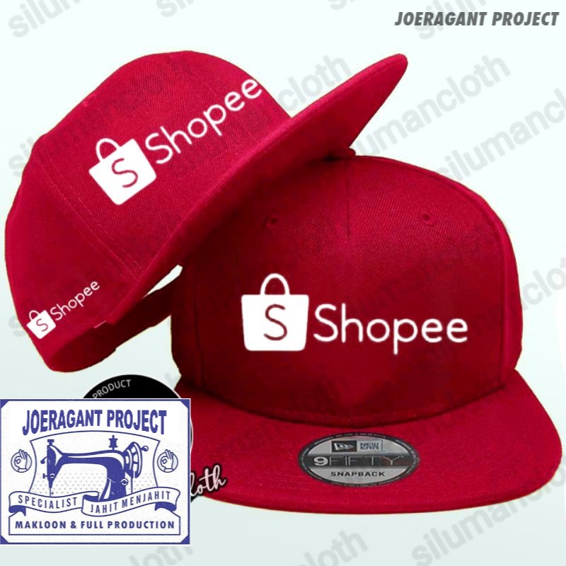 Topi Shopee Snapback - Snapback Shopee Exclusive -JP