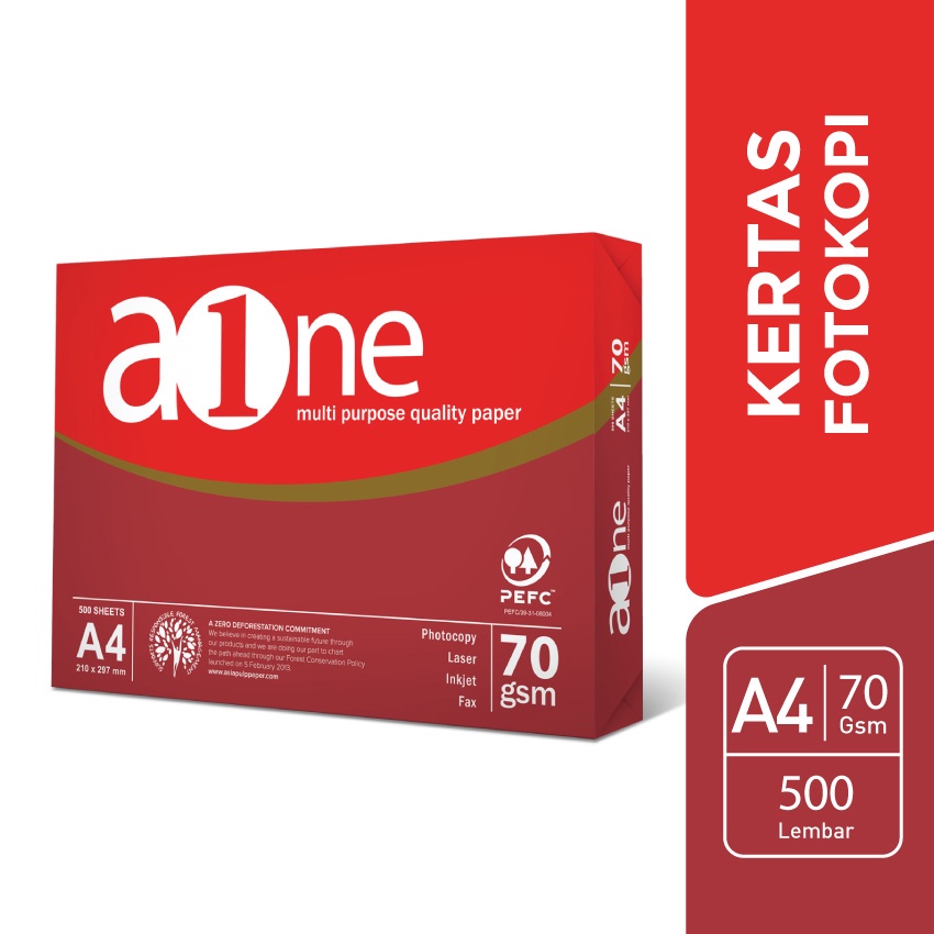 

[BMS Surabaya] AONE Kertas HVS 70 GSM A4 - AONE PC 70 A4G