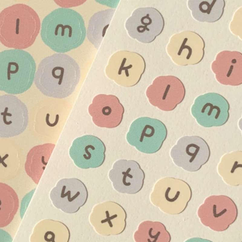 

Stiker huruf bahasa Inggris berwarna-warni-G