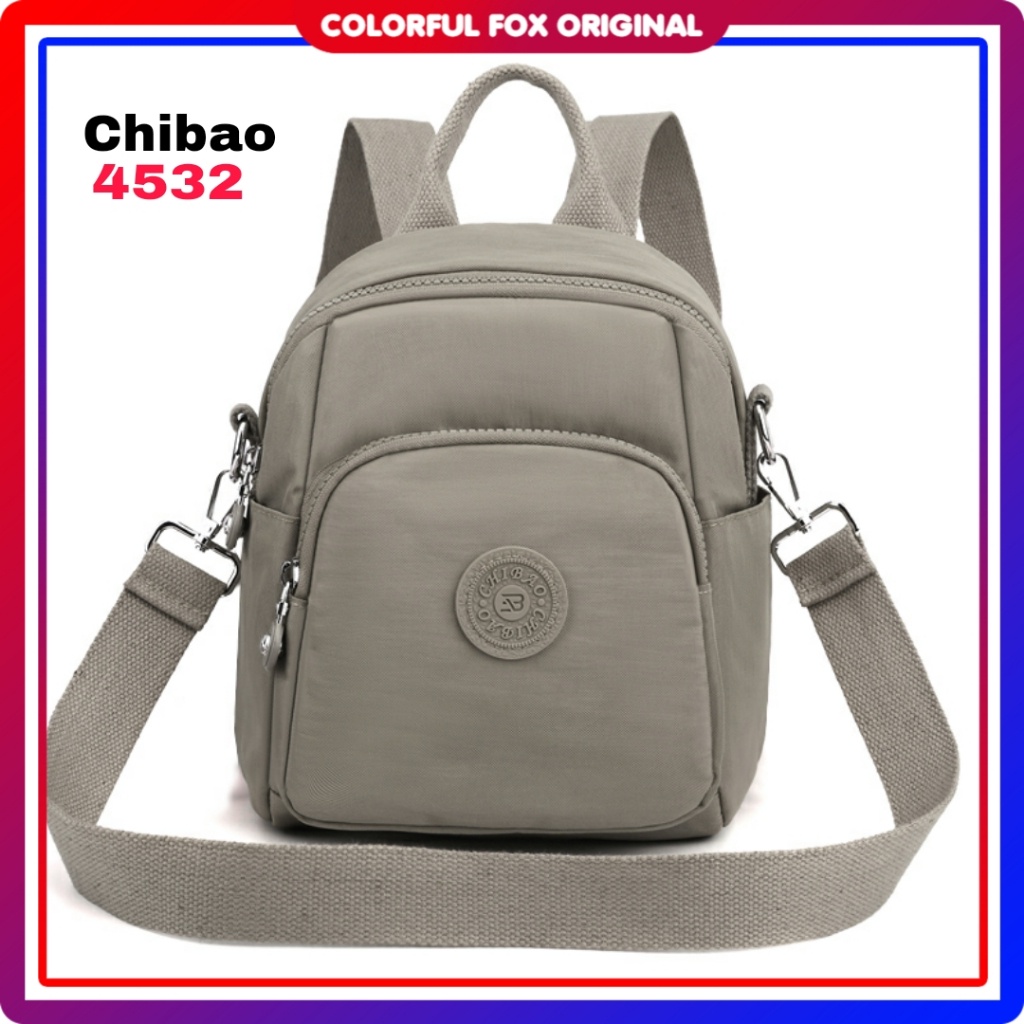 (COD) Tas original - Tas ransel chibao 4532 ransel wanita polyester waterproof tas selempang wanita