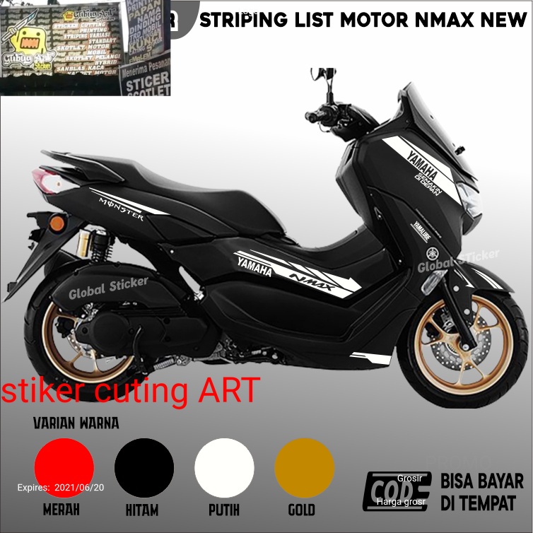 cutting stiker striping nmax-stiping motor-sticker yamaha nmax- sticker motor nmax - sticker nmax 15