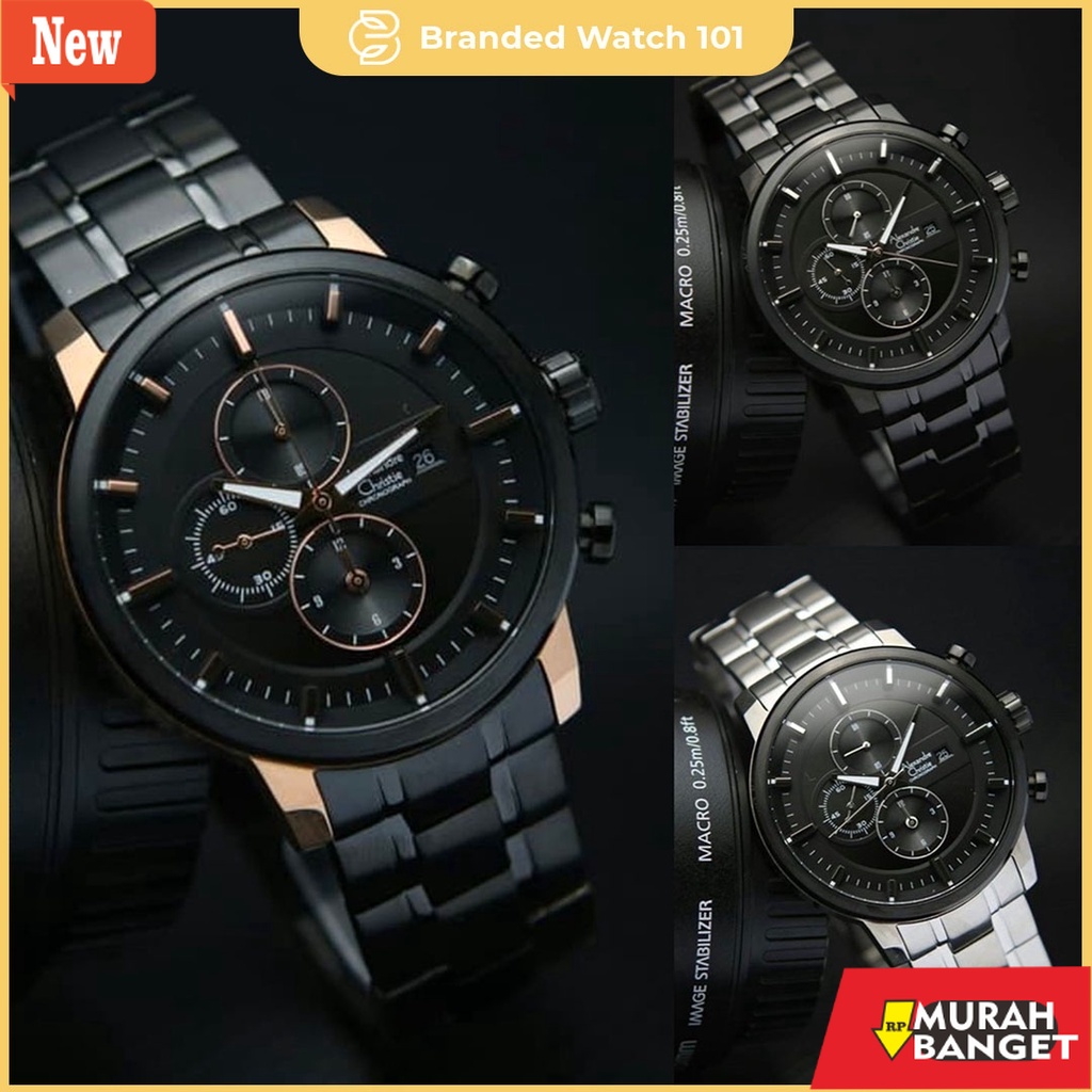 Jam pria keren- ORIGINAL Jam Tangan Pria Cowok Alexandre Christie AC 6323 / AC6323 / 6323 Garansi 1 