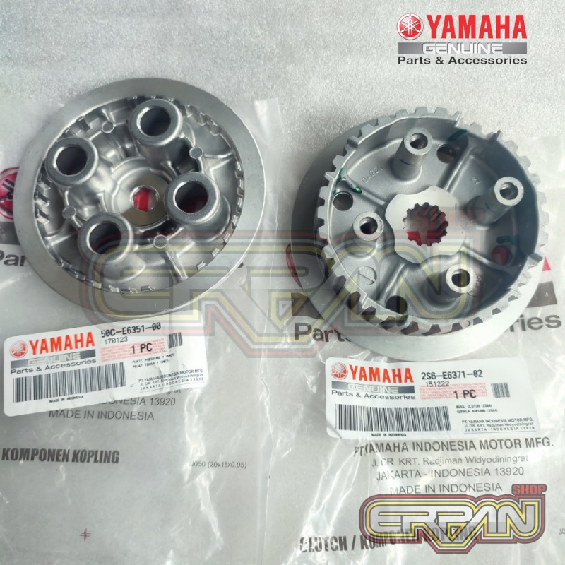 RUMAH KOPLING SET KAKI 4 LAWAN 4 NEW VIXION NVL JUPITER MX NEW ASLI ORIGINAL YAMAHA