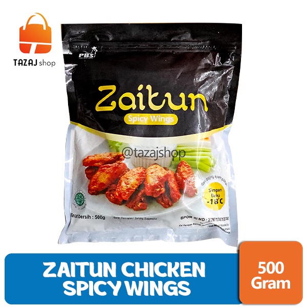 

ZAITUN Chicken Spicy Wings 500gr