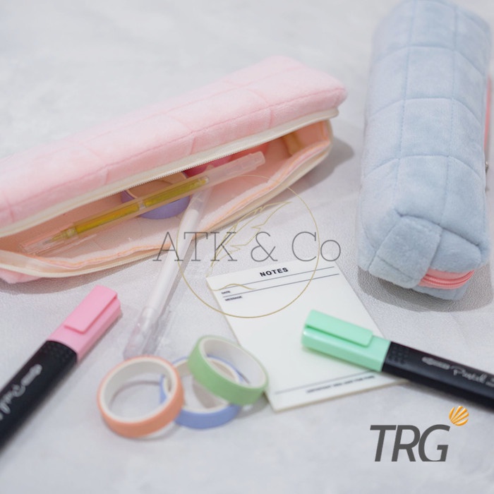 

Soft Pouch Pencil Case PC-288 - Tempat Kotak Pensil Bulu Lembut TRG - Blue