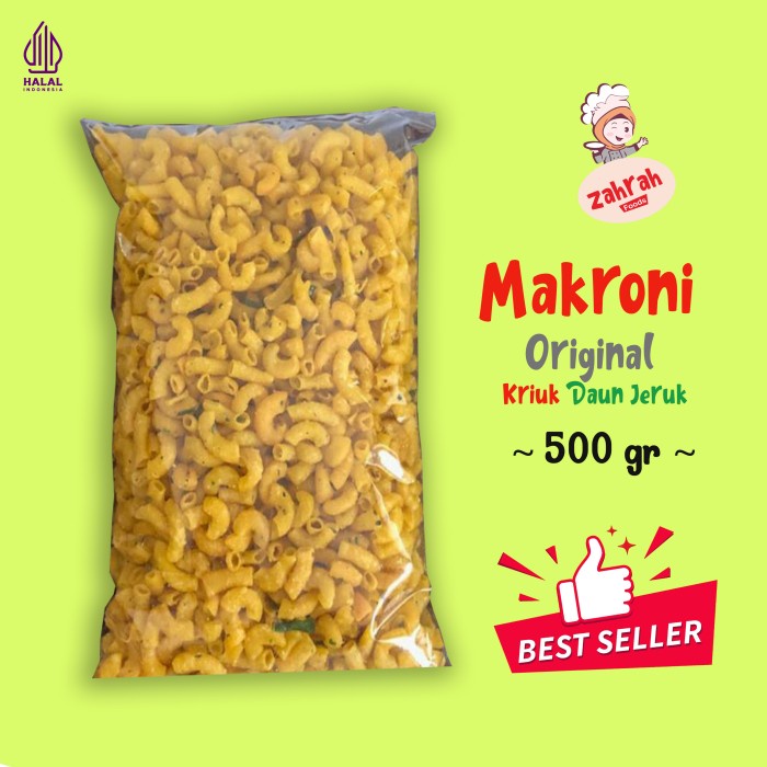 

Makroni Original 500 gr - Gurih Kriuk / Camilan Instant