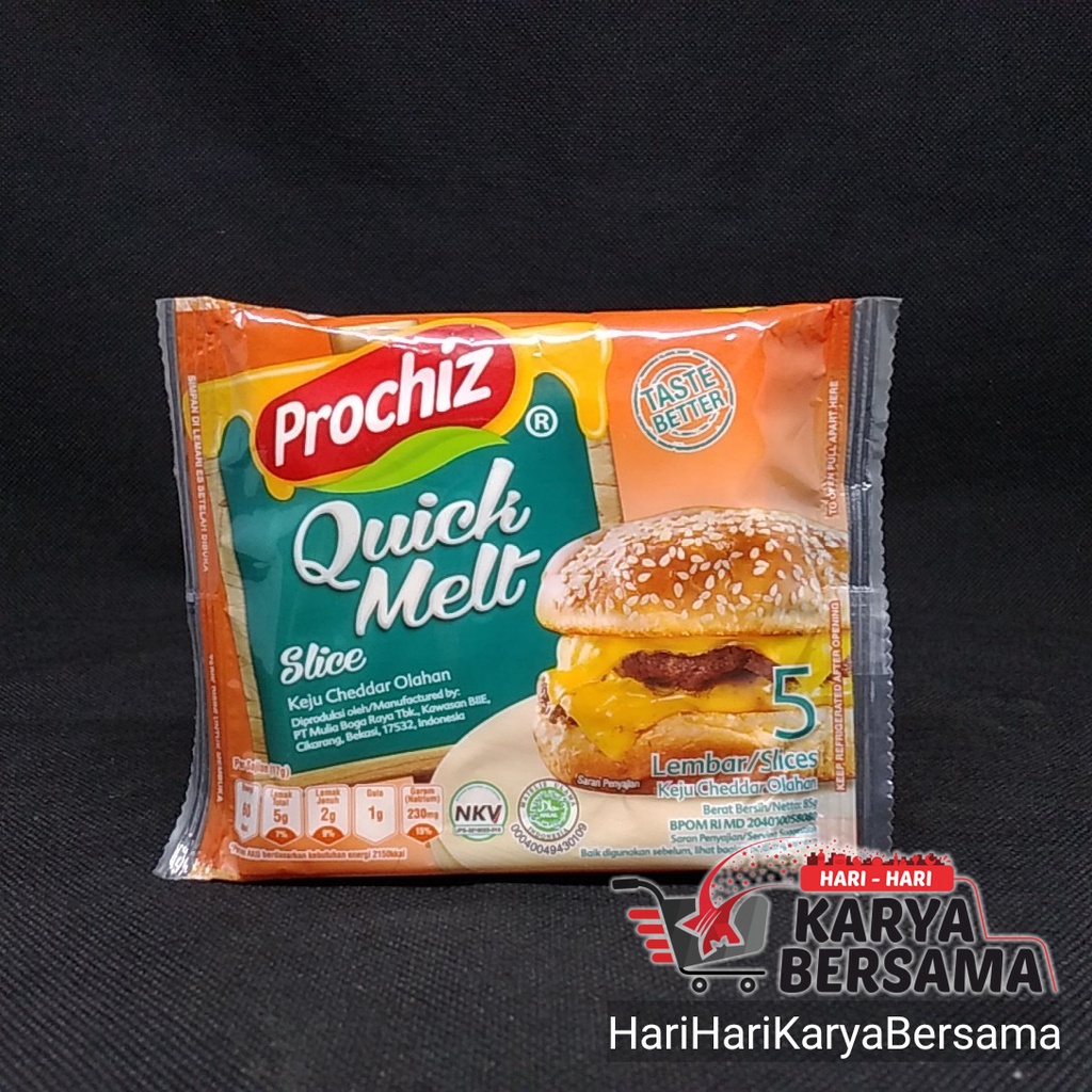 

PROCHIZ QUICK MELT SLICE 5'S X 17GR