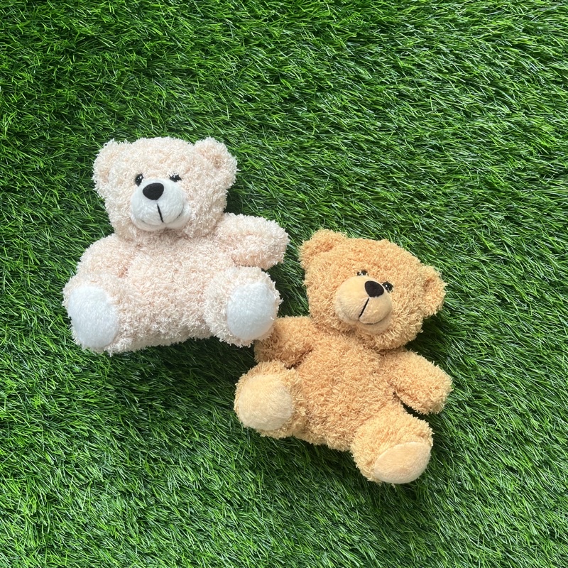 Echiiglo - BONEKA  PREMIUM 15CM TEDDY BEAR KERITING / BERUANG MINI BOUQUET/ buket Wisuda