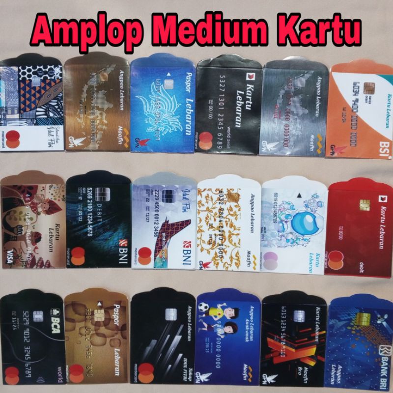 

KARTU. BISA PILIH GAMBAR. Amplop Lebaran Medium Glossy Sudah di Lem