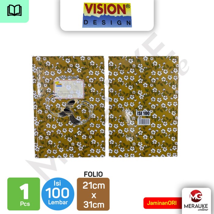

Hard Cover VISION Folio 100 Lembar