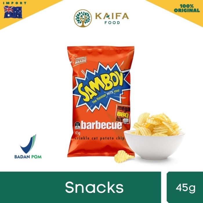 

[SUKSES] MURAH Snack Brand Samboy Potato Chips Keripik Kentang khas Australia Chicken