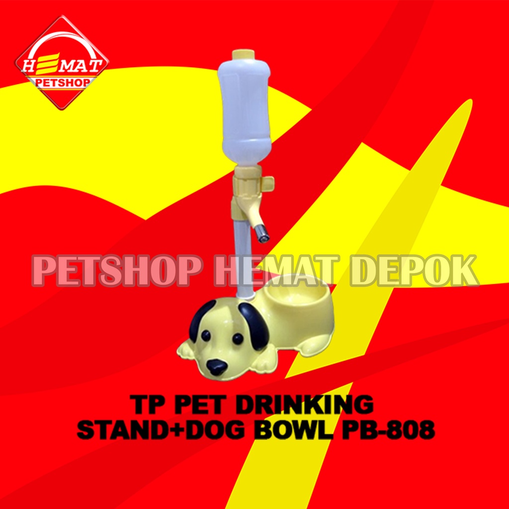 Tempat Minum Anjing Pet Feeder Drinking Stand